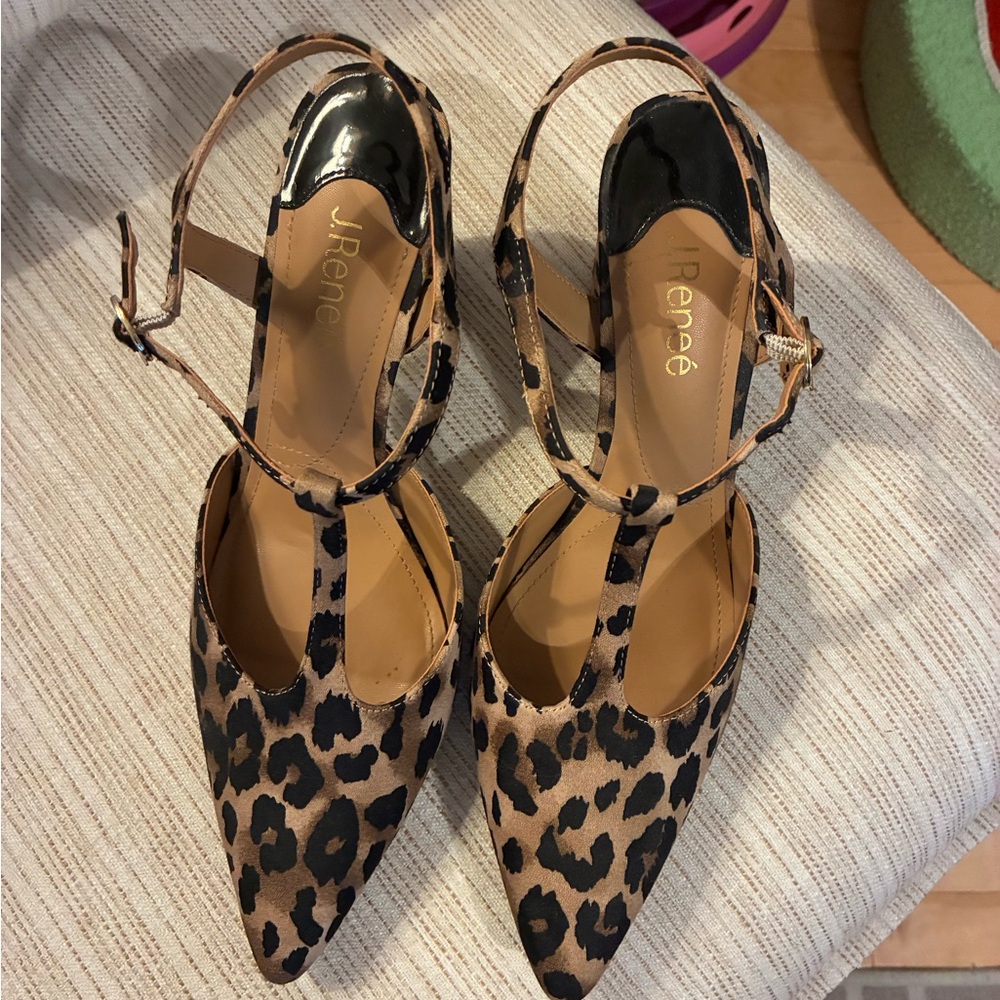 J.Renee Brown and Black Heels with Classic Silhouette